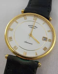 EXCELLENT MEN'S ROTARY GOLD PLATED STATESMAN WATCH NO. 4278 - JK M16