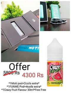 Vapes/Pods/Flavors/Offer Free Free