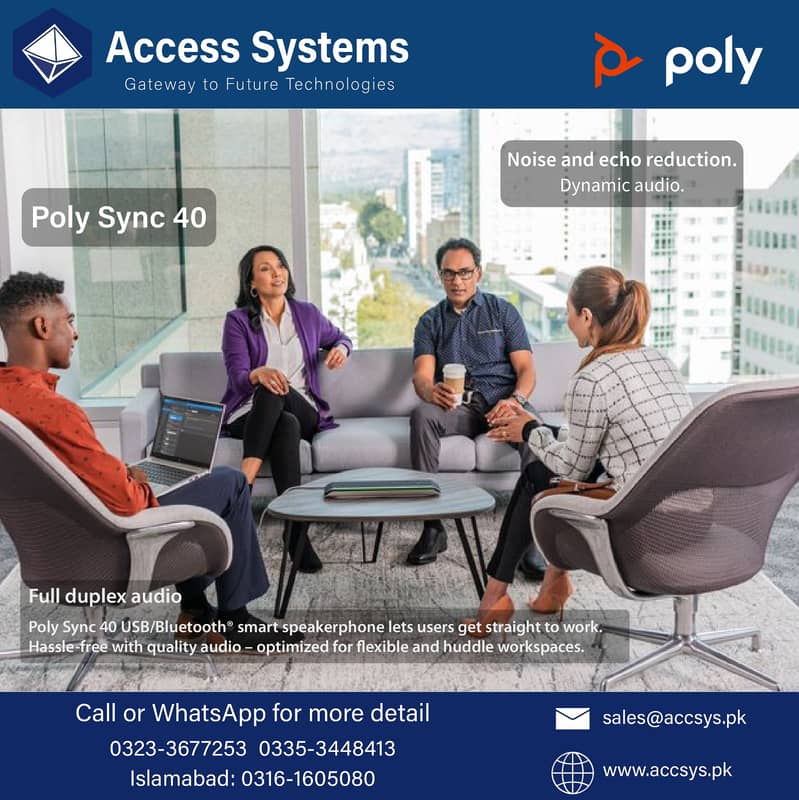 Logitech Meetup | Audio Video Conferencing solution |Aver |PolySync40 8