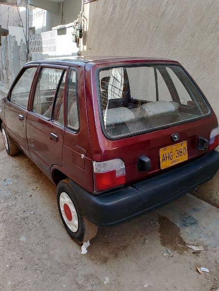 Suzuki mehran 2005 model hai AC petrol new tyre new suspension ins 3