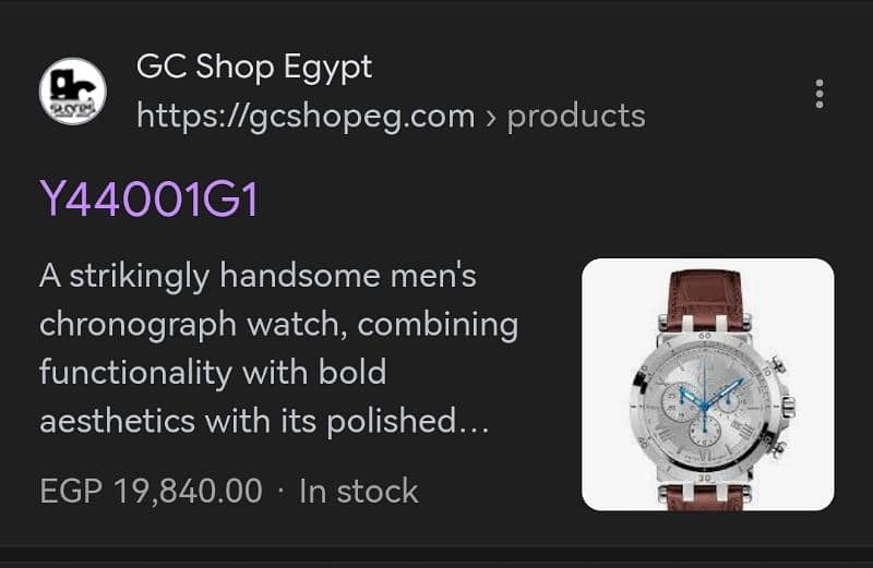 Original GC Men's Wrist Watch (slightly used) 4
