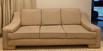 5 seater Beige colour Sofa set