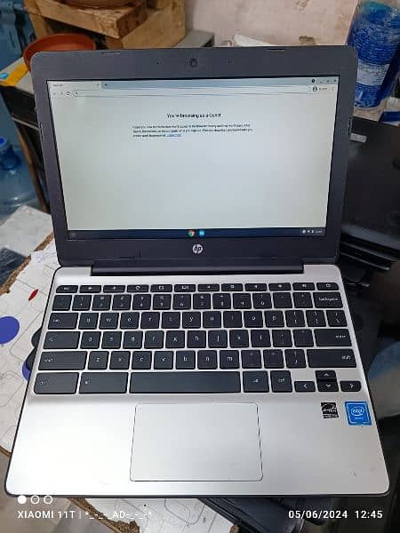 Hp ChromeBook + Android Laptop 4GB Ram 5 HRS Battery Backup 0