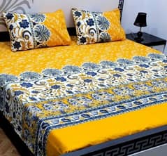 3 Pcs Cotton Salonica Frill Double
Bedsheet