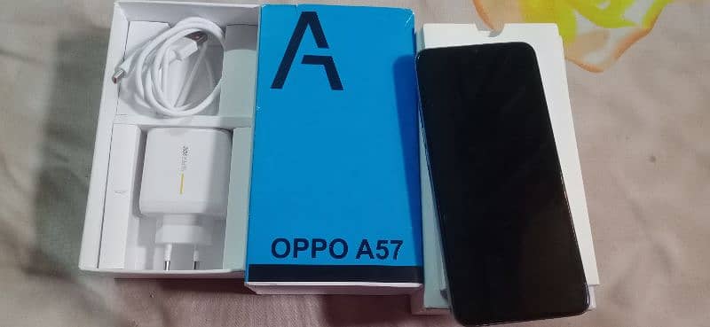 OPPO A57 6GB RAM 128GB MEMORY CHARGER BOX 2