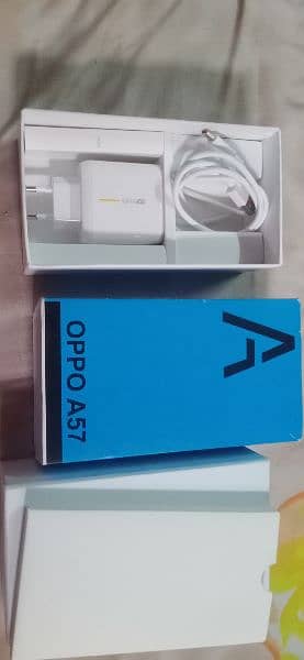 OPPO A57 6GB RAM 128GB MEMORY CHARGER BOX 6