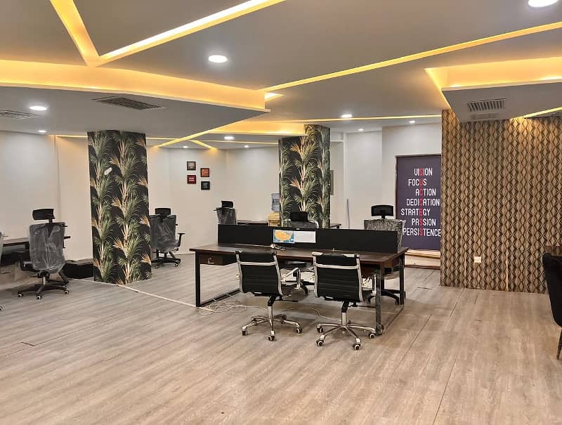 1200 Sqft Brand New Office Original Pics Near Main Boulevard Gulberg Lahore 2