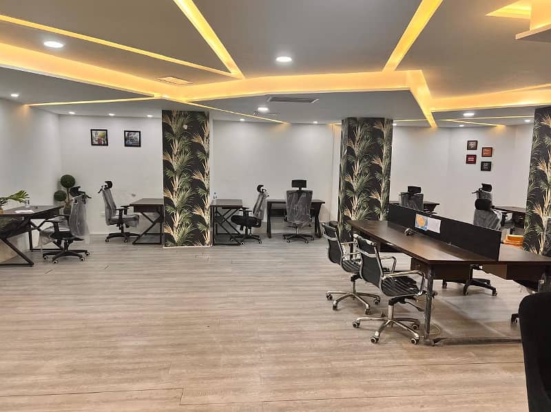 1200 Sqft Brand New Office Original Pics Near Main Boulevard Gulberg Lahore 6