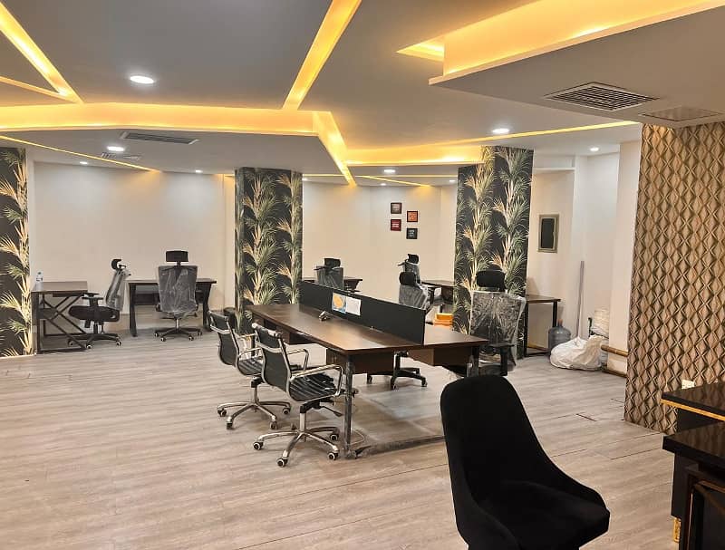 1200 Sqft Brand New Office Original Pics Near Main Boulevard Gulberg Lahore 7