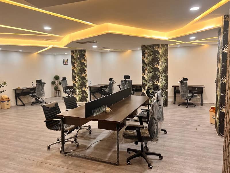 1200 Sqft Brand New Office Original Pics Near Main Boulevard Gulberg Lahore 8