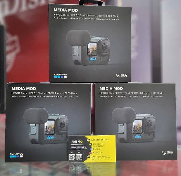 Gopro Hero 9, 10, 11, 12 Media Mod Available New box pack 0