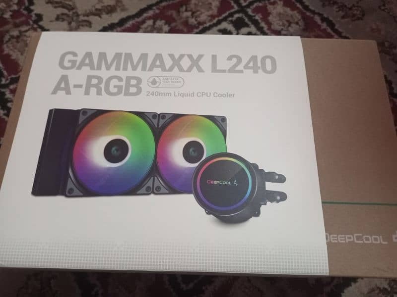 DeepCool Gammaxx L240 A-RGB CPU Liquid Cooler black 0