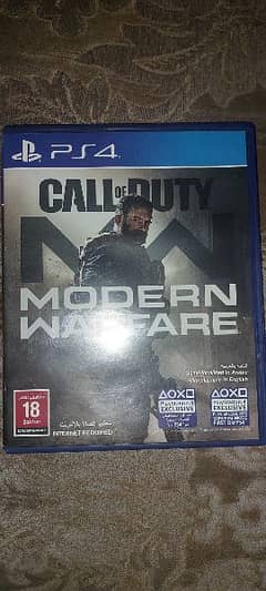 Call Of Duty : Modern Warfare / PlayStation 4 / Cod