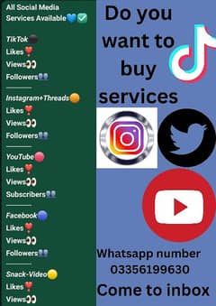 All social media apps services