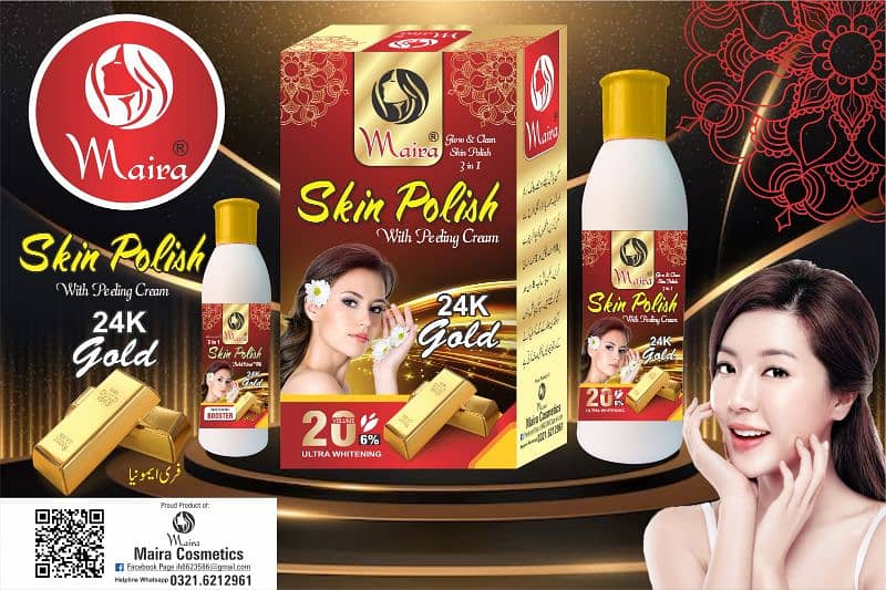 Maira 3in1 24K Gold Skin Polish 4