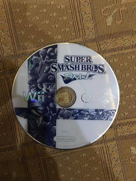 Nintendo wii Super Smash bros DVD for sale 0