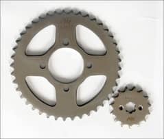Motorcycle chain and grari set (chain and sprocket) Bike