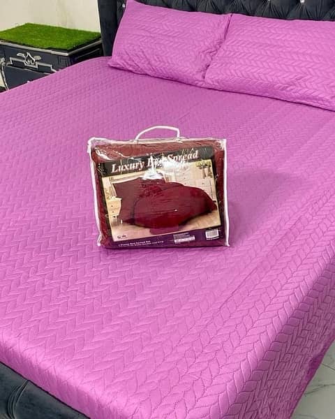 comforter bedsheet with 2 pillow 9