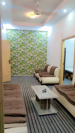 Fully furnished 2 bed appartment ghouri town near dua chowk