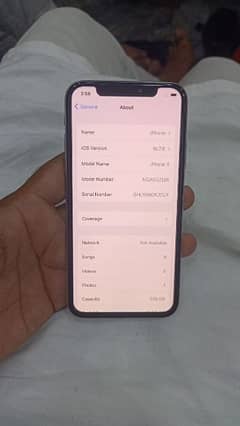 Iphone X PTA 256GB