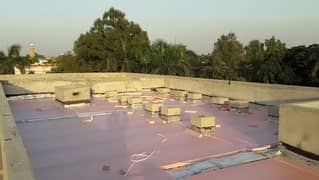 Roof leak repair services with bitumen membrane and chemical coatings 0