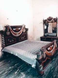 Double Bed with Dressing