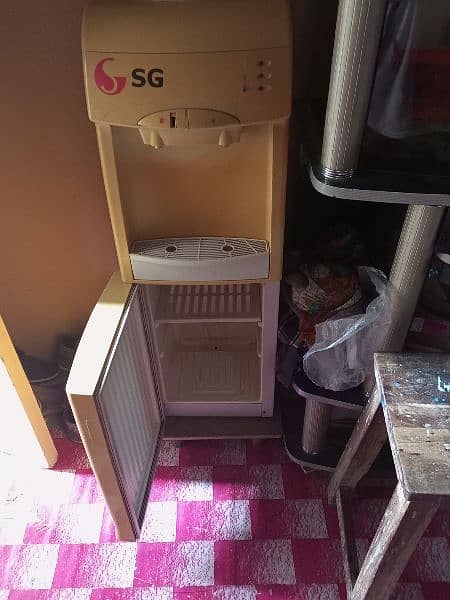 SG water dispenser with refrigerator and standwithout gass 5