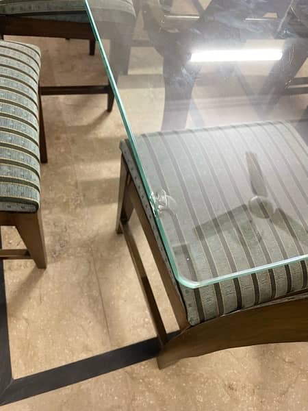 glass top dining table with 8 chairs 3