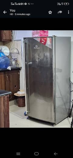 vertical deep freezer in good condition