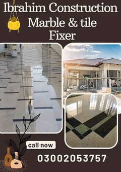 Tiles and Marbles fitting / fixing / Marble polish