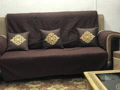 7 sofa set sell plus Dewan set 4 sethar  with Center table with cover