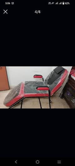 Chair with bed