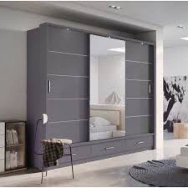 Almari Wardrobe Cupboard Wall To Wall Movable Available 6