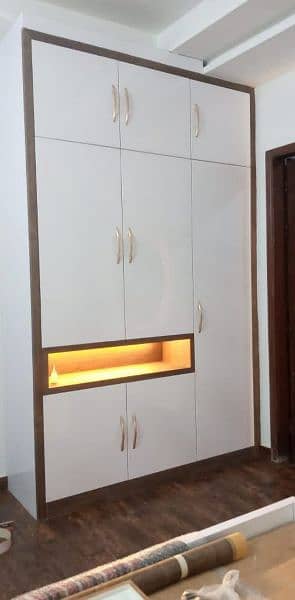 Almari Wardrobe Cupboard Wall To Wall Movable Available 14