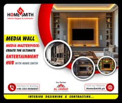 Media Wall Designer - TV Lounge Designer in Islamabad (0333-5556007)