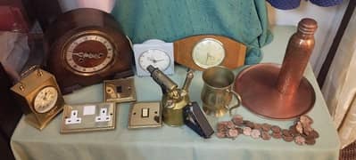 vintage items for home decor in brass & copper made in England
