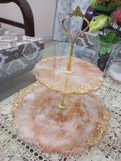 Resin decorative stands