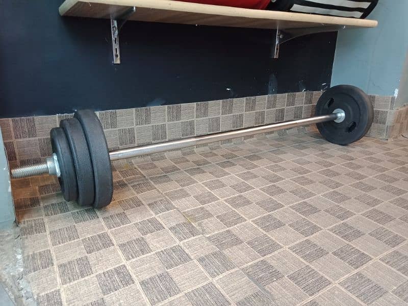 Barbell weights 18kg | Dumbbells | barbel | plate | bench | rod | gym 0