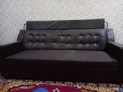 leather sofa set , condition 10/10