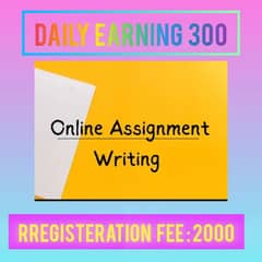online work per assignment 300