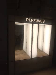 beautiful perfume display rack