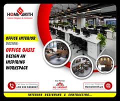 Office Interior Designer - Shop, Franchis Designer (0333-5556007)