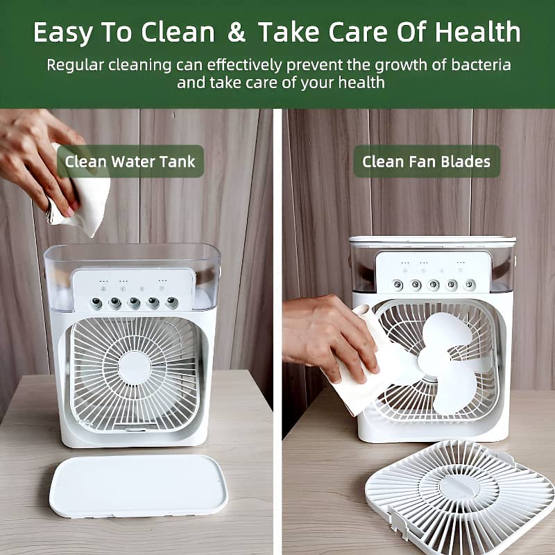 Fan Portable Humidifier Air Conditioner Fan. 5