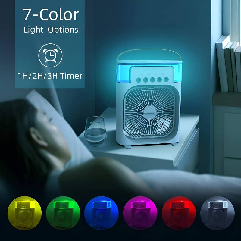 Fan Portable Humidifier Air Conditioner Fan. 8