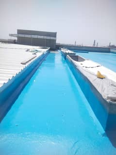 Roof waterproofing services with bitumen membrane - rain protection