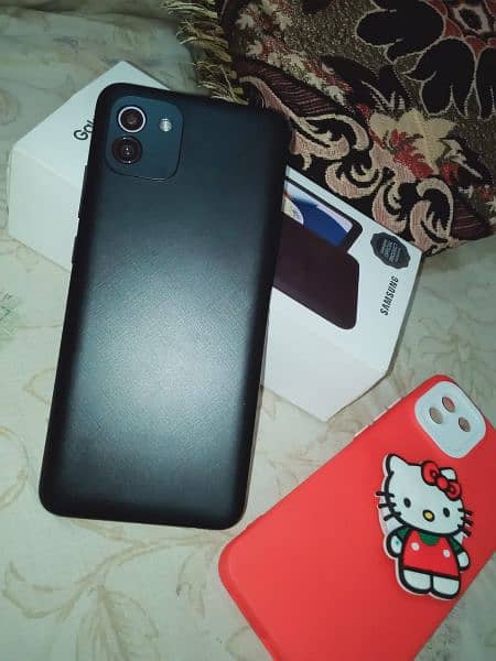 Samsung A03 mobile A1 condition with box 0