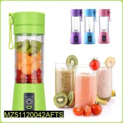 USB Chargeable Juicer Blender 6 Blades, 380ML