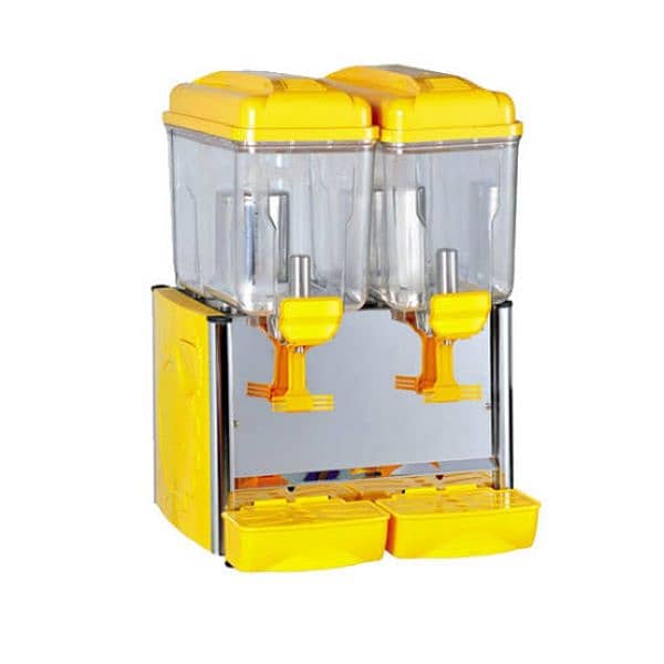 double head dispenser for cold coffee and juices 0
