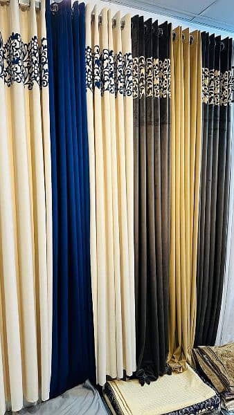 border style valvet curtains . . All colour Available 1
