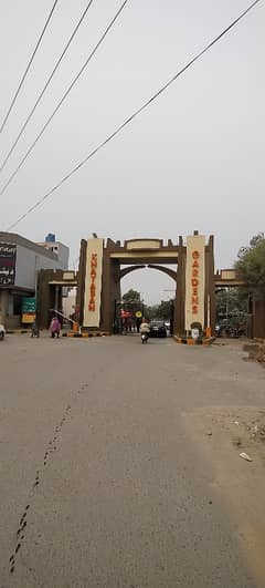 8 Marla Plot For Sale In Khayaban Gardens Sargodha Road Ideal Location Security Gate Park Near